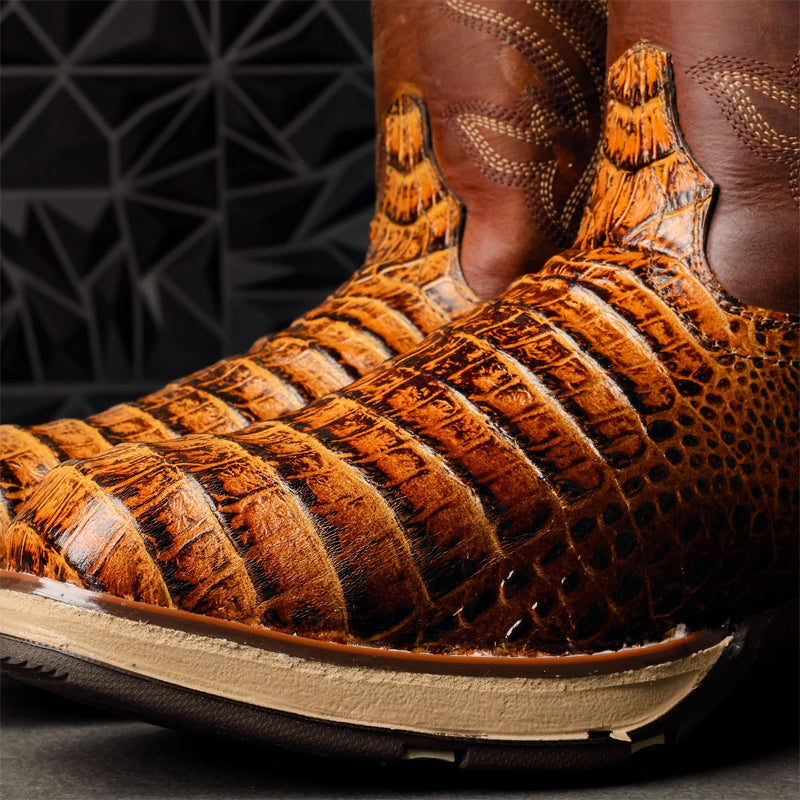 Men's Square-toe Embroidered Western Cowboy Boots