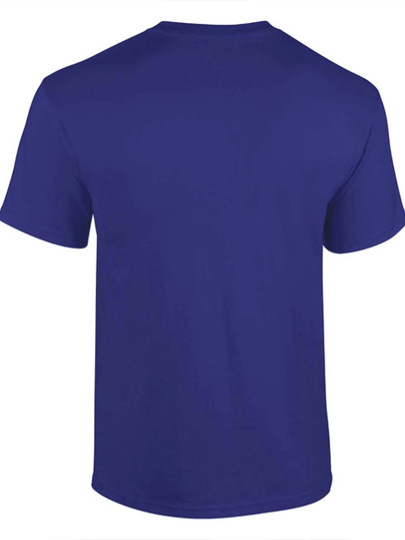 Men's Printed T-shirt-Vintage watercolor mask print