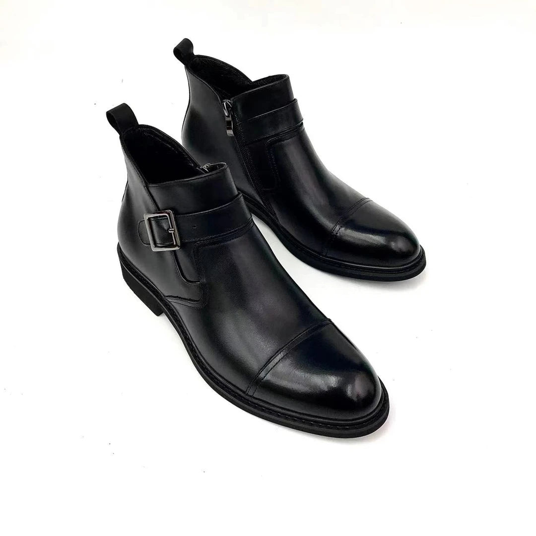 Classic Cut Side Buckle Booties