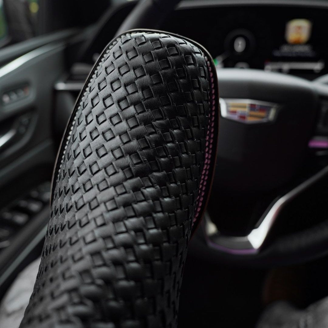 Hand-Woven Cowhide Cowboy Boots