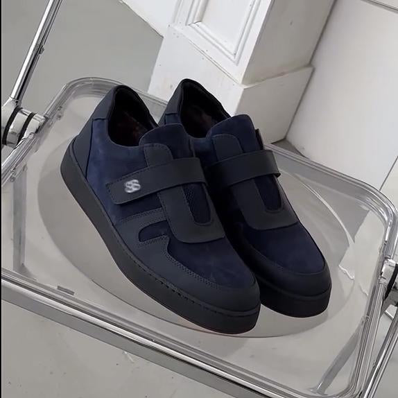 Velcro Suede Basketball Sneakers