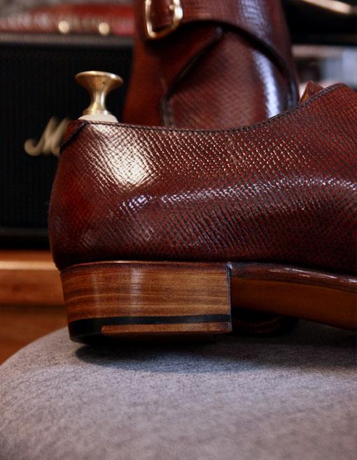 Handmade Classic Genuine Leather Monk Shoes