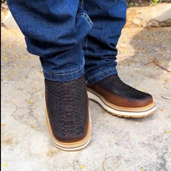 Men's Vintage Python Cowboy Boots