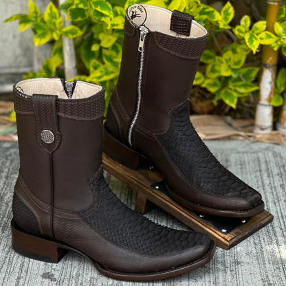 Handmade Python Vintage Boots