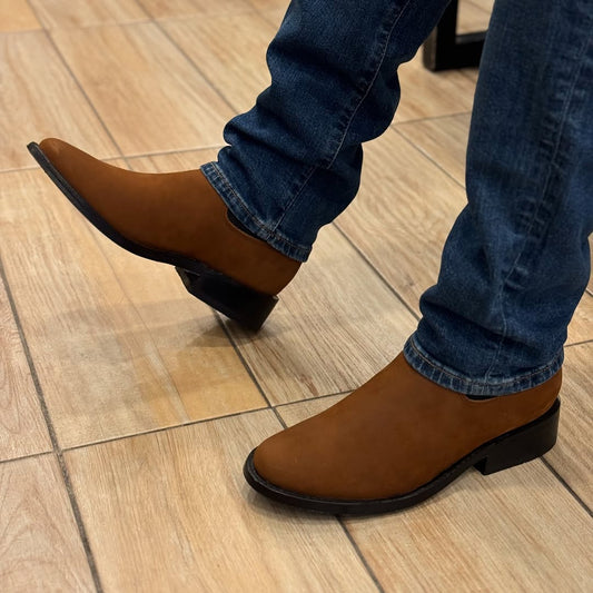 Men's Suede Chelsea Ankle Boots