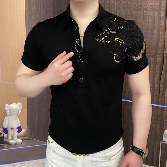 Tiger Shoulder Shine Polo