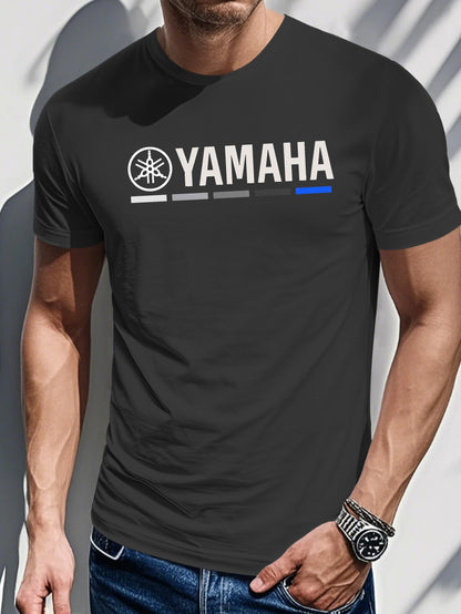Men's Yamaha Graphic Tee – Casual Biker Style, Soft Cotton T-Shirt