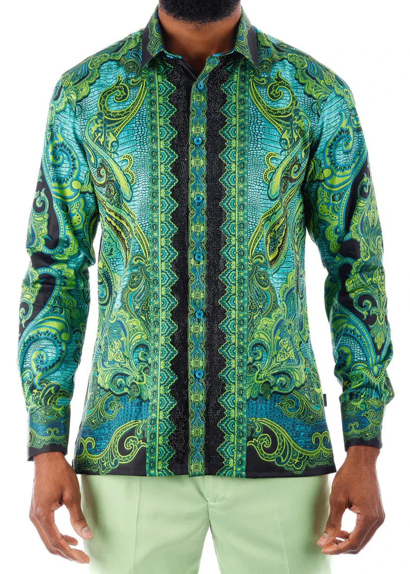 Trig Trend Printed Long Sleeve Shirt