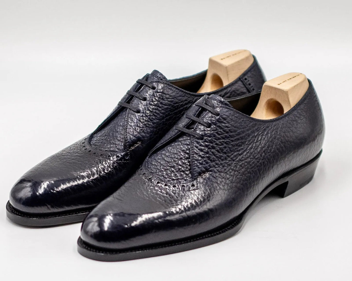 Derby whole cut  Shoes Shrunken Leather