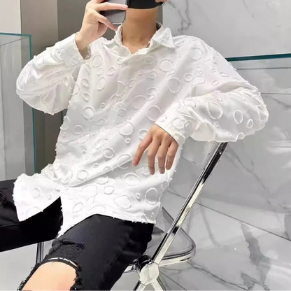 Moon Surface Casual Shirt