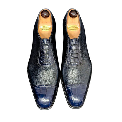 Handmade Crocodile Leather Oxford Dress Shoes