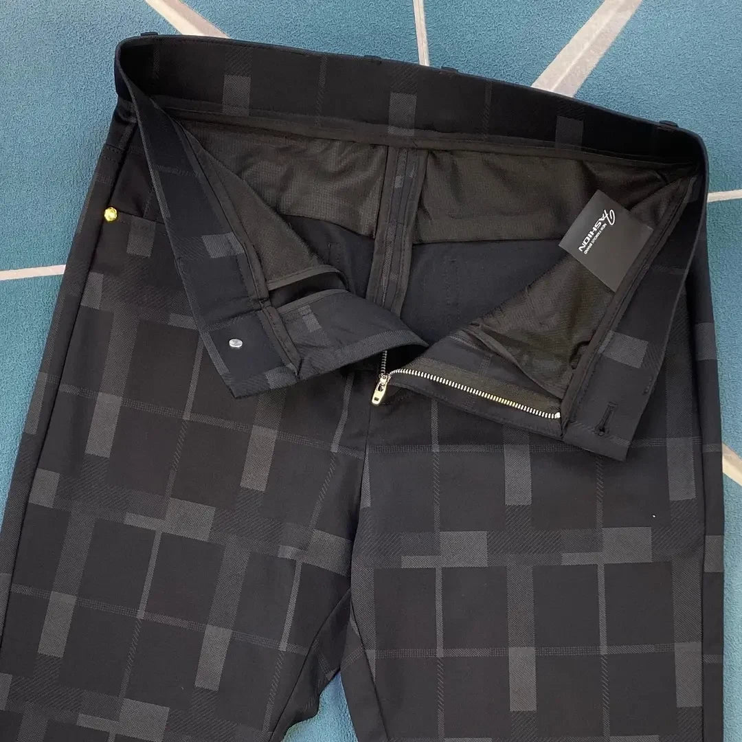 Velvet Micro-elastic Business Trousers