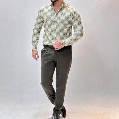 Men's Multicolor Chic Plaid Shirt