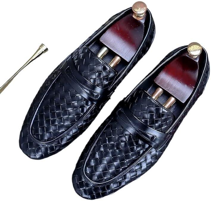 Men's Breathable Woven Slip-On Loafers