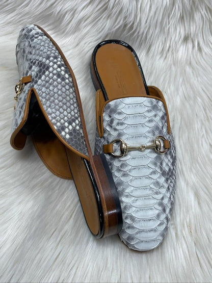 Men's Classic Python Slippers