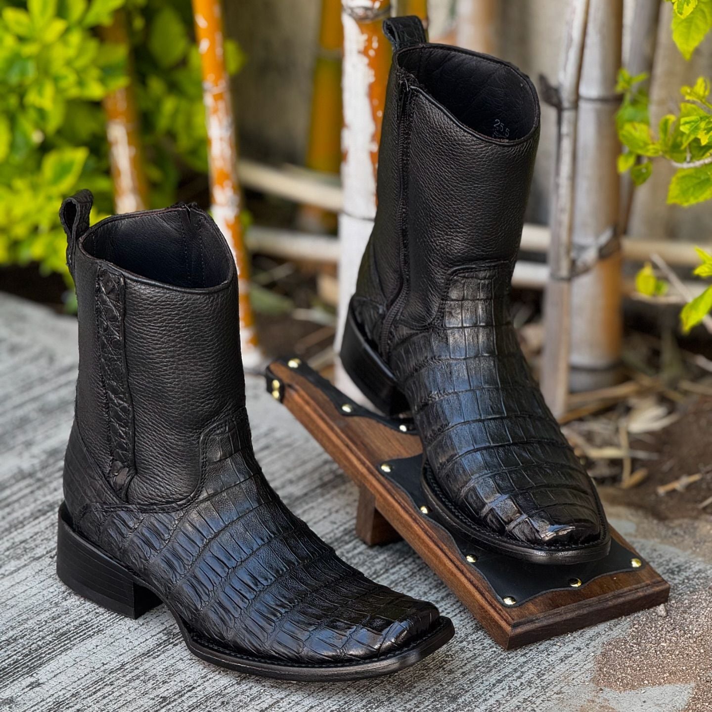 Original Handmade Crocodile Cowboy Boots