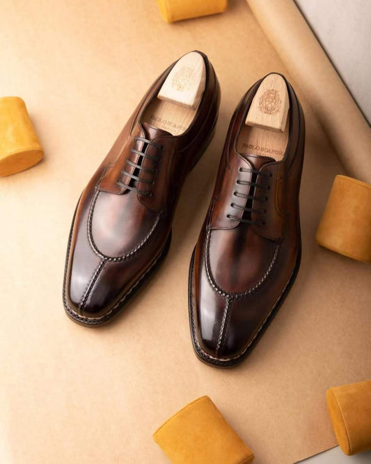 Norwegian Split Toe Derby Shoes