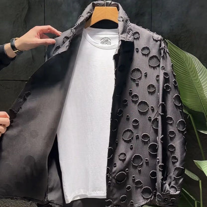 Moon Surface Casual Shirt