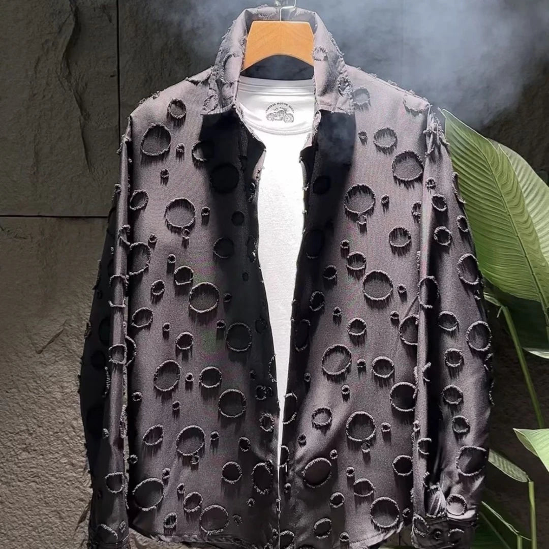 Moon Surface Casual Shirt