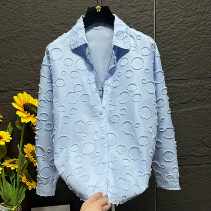Moon Surface Casual Shirt