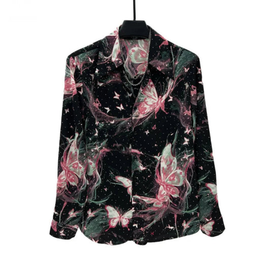 Colorful Butterfly Starlight Casual Shirt
