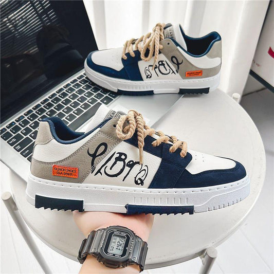 Men's Versatile Graffiti Sports Trendy Sneakers