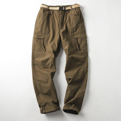 Windproof Waterproof Fleece-Lined Outdoor Hiking Pants