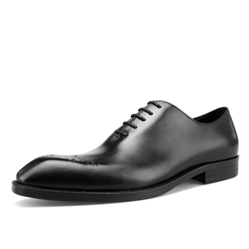 Classic Black Men's Derby Shoes