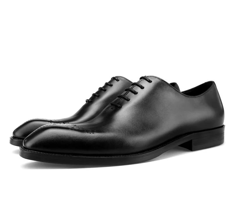 Classic Black Men's Derby Shoes